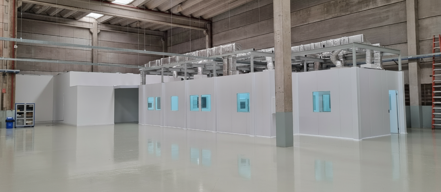 Fabricação em Sala Limpa ISO 7 facility
