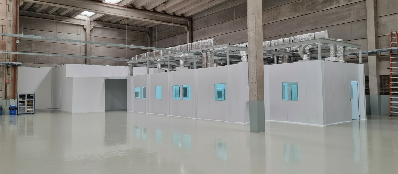 Sala limpa da Lifetrek Medical